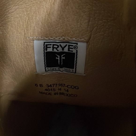 Frye Melissa Button Tall Riding Leather Boots 6 B - Picture 4 of 9